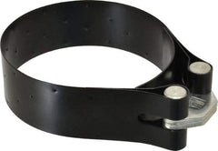 Plews - 5-5/32 to 5-21/32" Diam, Heavy Duty Truck Oil Filter Wrench - Steel, For Use with Filters from 5-5/32" to 5-21/32" - Apex Tool & Supply