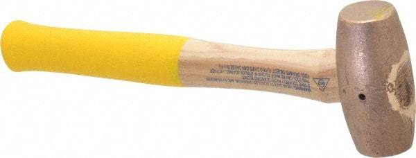 Cook Hammer - 2 Lb Head Nonsparking Mallet - 13" OAL, Wood Handle - Apex Tool & Supply