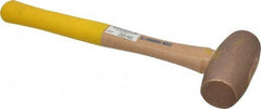 Cook Hammer - 5 Lb Head Nonsparking Mallet - 16" OAL, Wood Handle - Apex Tool & Supply