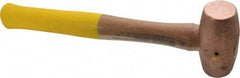 Cook Hammer - 2 Lb Head Nonsparking Mallet - 13" OAL, Wood Handle - Apex Tool & Supply