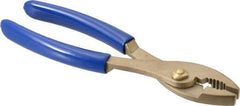 Ampco - 8" OAL, Combination Slip Joint Pliers - Standard Jaw, Standard Head, Nonsparking - Apex Tool & Supply