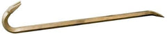 Ampco - 36" OAL Nonsparking Wrecking Bar - 1-11/16" Wide, Aluminum Bronze - Apex Tool & Supply