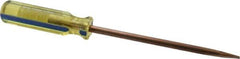 Ampco - Nonsparking Slotted Screwdriver - Round Shank, Acetate Handle - Apex Tool & Supply