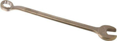 Ampco - 1" 12 Point Offset Combination Wrench - 15° Offset Angle, 13-1/4" OAL, Aluminum Bronze, Plain Finish - Apex Tool & Supply