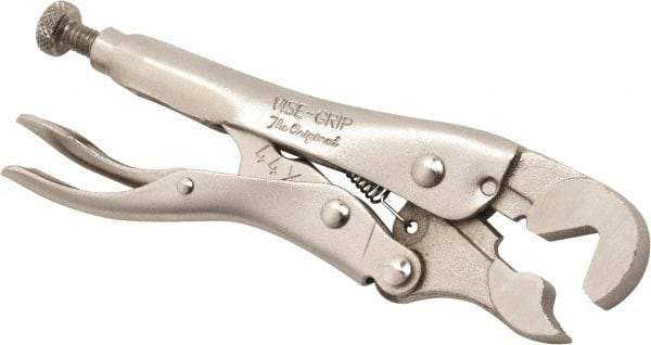 Irwin - 4" OAL Locking Jaw Locking Pliers - 1/4 to 9/16" Jaw Opening, Standard Handle - Apex Tool & Supply