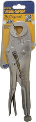 Irwin - 10" OAL Locking Jaw Locking Pliers - 5/8 to 1-1/8" Jaw Opening, Standard Handle - Apex Tool & Supply
