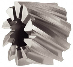 Keo - 3-1/2" Diam, 1-1/4" Arbor Hole Diam, 1-7/8" Length of Cut, 12 Flute, Cobalt, Finisher Shell End Mill - Right Hand Cut, Right Hand Spiral Flute, Uncoated - Apex Tool & Supply