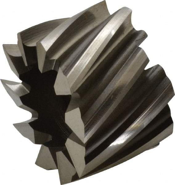 Keo - 2-1/4" Diam, 1" Arbor Hole Diam, 1-1/2" Length of Cut, 10 Flute, Cobalt, Finisher Shell End Mill - Right Hand Cut, Right Hand Spiral Flute, Uncoated - Apex Tool & Supply
