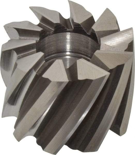 Keo - 2" Diam, 3/4" Arbor Hole Diam, 1-3/8" Length of Cut, 10 Flute, Cobalt, Finisher Shell End Mill - Right Hand Cut, Right Hand Spiral Flute, Uncoated - Apex Tool & Supply