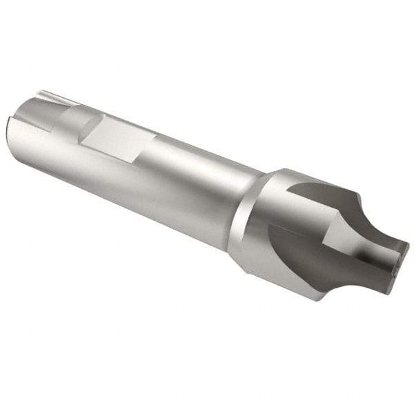 Keo - 3/8" Radius, 1-1/4" Mill Diam, 4 Flute High Speed Steel Corner Rounding End Mill - Single End, Uncoated, 3/8" Tip Diam, 3-3/4" OAL, 7/8" Shank Diam - Apex Tool & Supply