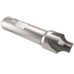 Keo - 3/8" Radius, 1-1/4" Mill Diam, 4 Flute High Speed Steel Corner Rounding End Mill - Single End, Uncoated, 3/8" Tip Diam, 3-3/4" OAL, 7/8" Shank Diam - Apex Tool & Supply