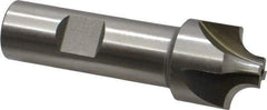 Keo - 7mm Radius, 1" Mill Diam, 4 Flute High Speed Steel Corner Rounding End Mill - Single End, Uncoated, 3-1/4" OAL, 3/4" Shank Diam - Apex Tool & Supply