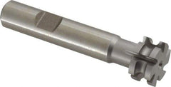 Keo - 3/32" Radius, 3/16" Circle Diam, 3/4" Cutter Diam, 3/8" Cutting Width, Shank Connection, Concave Radius Cutter - 1/2" Shank Diam, 3" OAL, High Speed Steel, Uncoated, 6 Teeth, Weldon Flat - Apex Tool & Supply