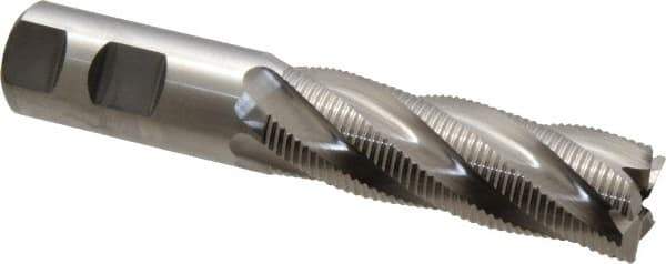 Niagara Cutter - 1" Diam, Fine Pitch, 3" LOC, 5 Flute Cobalt Roughing Square End Mill - Uncoated, 5-1/2" OAL, 1" Shank Diam, Single End, 30° Helix - Apex Tool & Supply