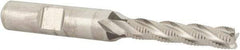 Niagara Cutter - 1/4" Diam, Fine Pitch, 1-1/4" LOC, 4 Flute Cobalt Roughing Square End Mill - Uncoated, 3-1/16" OAL, 3/8" Shank Diam, Single End, Centercutting, 30° Helix - Apex Tool & Supply