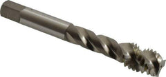 OSG - 1/2-13 UNC 3 Flute Modified Bottoming Spiral Flute Tap - Vanadium High Speed Steel, Bright Finish, 3-3/8" OAL, Right Hand Flute, Right Hand Thread, Oversize, H11 - Apex Tool & Supply