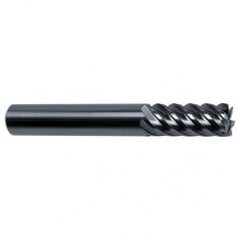 25mm Dia. - 121mm OAL - 45° Helix Bright Carbide End Mill - 10 FL - Apex Tool & Supply