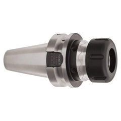 HAIMER - 1/8" to 3/4" Capacity, 70mm Projection, BT40 Taper Shank, ER32 Collet Chuck - 0.0001" TIR, Through-Spindle - Exact Industrial Supply