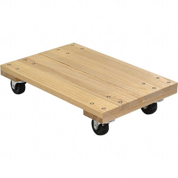 Vestil - 900 Lb Capacity Hardwood Dolly - 24" Long x 16" Wide - Apex Tool & Supply