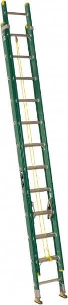 Louisville - 24' High, Type I Rating, Fiberglass Industrial Extension Ladder - Apex Tool & Supply