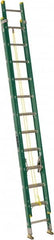 Louisville - 24' High, Type I Rating, Fiberglass Industrial Extension Ladder - Apex Tool & Supply