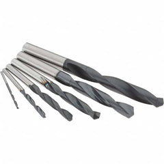 SGS - 1/16 to 3/8", 118° Point, AlTiN Finish, Solid Carbide Jobber Length Drill Bit Set - Apex Tool & Supply