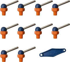 Loc-Line - 1/8" Hose Inside Diam x 5/32" Nozzle Diam, High-Pressure Coolant Hose Nozzle - NPT, for Use with Loc-Line Modular Hose System, 10 Pieces - Apex Tool & Supply