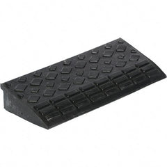Vestil - 9.68" Long x 23-5/8" Wide, Rubber Rubber Ramp - 4,000 Lb Load Limit - Apex Tool & Supply