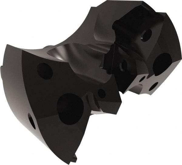 Allied Machine and Engineering - Series APX 44, 50.8mm Max Diam Pilot Insert Drill Head - T-A 1 Pilot Drill, 47/64" Pilot Drill Diam, 2 Nonpilot Inserts - Apex Tool & Supply