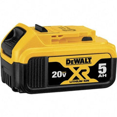DeWALT - 20 Volt Lithium-Ion Power Tool Battery - 5 Ahr Capacity, 1-1/2 hr Charge Time, Series MAX - Apex Tool & Supply