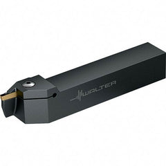 Walter - G1111, External, Left Hand, 20mm Max Depth of Cut, 5 to 5mm Groove Width, Indexable Grooving Tool Holder - GX24-3E5.., GX24-3F5.. Insert Compatibility, 25mm Shank Height, 25mm Shank Width, 152mm OAL - Apex Tool & Supply