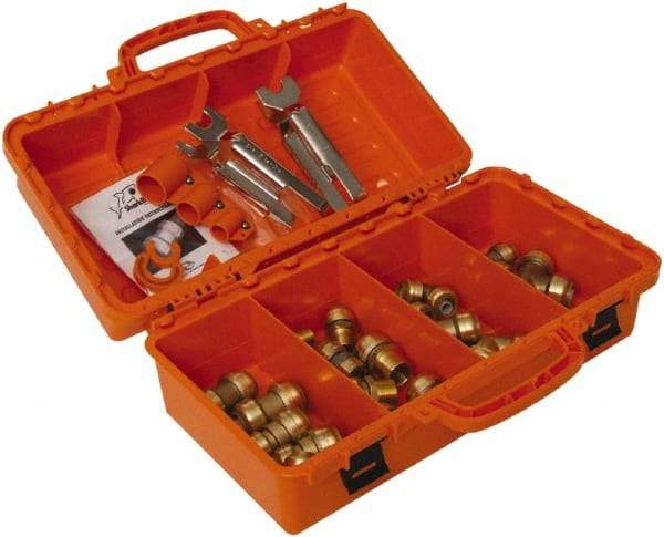 SharkBite - 26 Piece Contractor Kit - 1/4 to 1" Capacity - Apex Tool & Supply