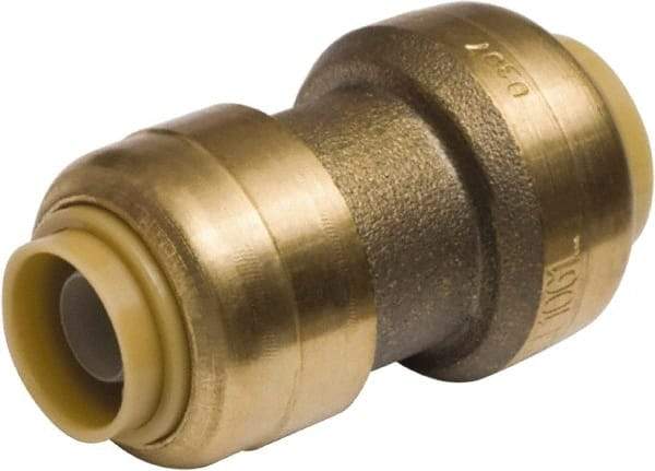 SharkBite - Brass & Chrome Pipe Fittings Type: Reducing Coupling Fitting Size: 3/4 x 1/2 - Apex Tool & Supply