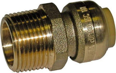 SharkBite - Brass & Chrome Pipe Fittings Type: Reducing Coupling Fitting Size: 1/2 x 3/4 - Apex Tool & Supply