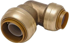 SharkBite - Brass & Chrome Pipe Fittings Type: Reducing Elbow Fitting Size: 3/4 x 1/2 - Apex Tool & Supply