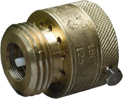 CASH ACME - 3/4" Pipe, 125 Max psi, 2 Color Warning Insulated Brass, Hose Connection Vacuum Breaker - Buna-N Seal, Stainless Steel Spring, FNPT x MNPT End Connections - Apex Tool & Supply