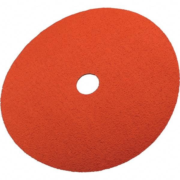 3M - 7" Diam 7/8" Hole 50 Grit Fiber Disc - Coarse Grade, Ceramic, 8,600 Max RPM, Series 785C - Apex Tool & Supply