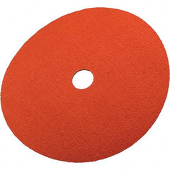 3M - 7" Diam 7/8" Hole 50 Grit Fiber Disc - Coarse Grade, Ceramic, 8,600 Max RPM, Series 785C - Apex Tool & Supply