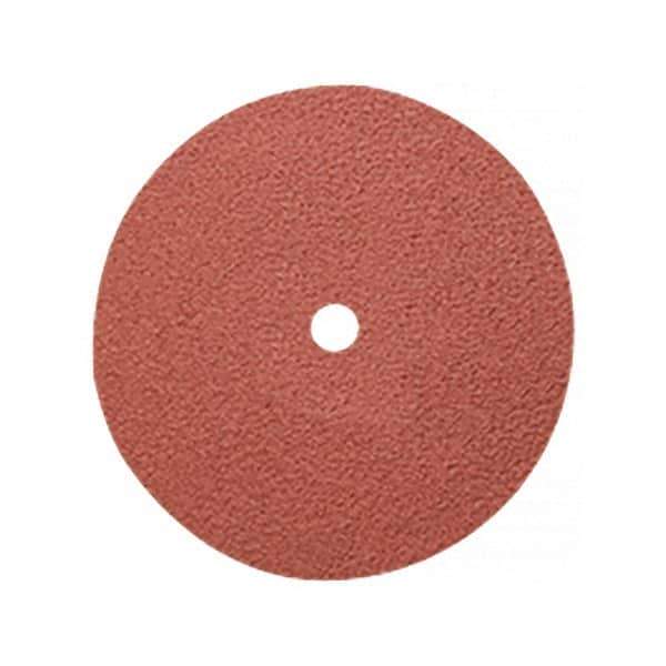 3M - 5" Diam 7/8" Hole 36 Grit Fiber Disc - Very Coarse Grade, Ceramic, 12,000 Max RPM, Series 983C - Apex Tool & Supply