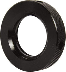 Gibraltar - 1-1/2 - 5 Acme Steel Right Hand Hex Jam Nut - 2-1/4" Across Flats, 1/2" High, Black Oxide Finish, 2G Class of Fit - Apex Tool & Supply