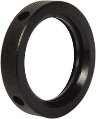 Gibraltar - 2-5 Acme Steel Right Hand Hex Jam Nut - 2-1/2" Across Flats, 1/2" High, Black Oxide Finish, 2G Class of Fit - Apex Tool & Supply
