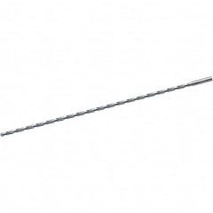 Walter-Titex - 1/4" 130° 2-Flute Solid Carbide Extra Length Drill Bit - Apex Tool & Supply