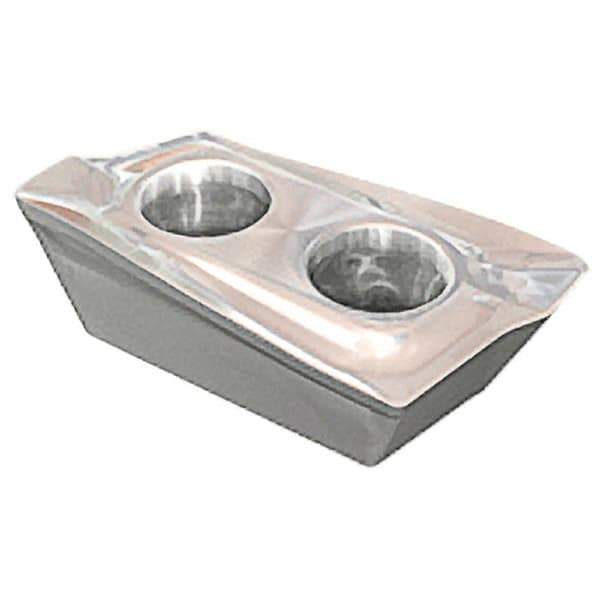 Iscar - HP ADKT190608 Grade IC908 Carbide Milling Insert - TiAlN Finish, 0.2697" Thick, 0.8mm Corner Radius - Apex Tool & Supply