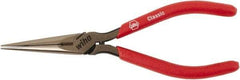 Wiha - 160mm OAL, 2" Jaw Length, Long Nose Side Cutting Pliers - Soft Cushion Handles - Apex Tool & Supply