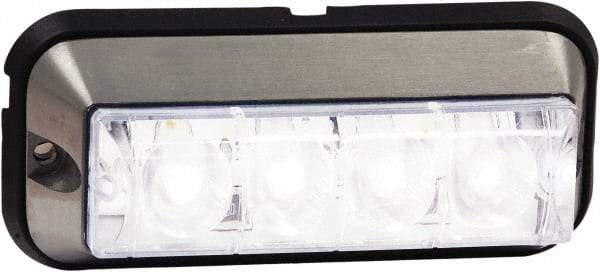 Buyers Products - Quad Flash Rate, Surface Mount Emergency Strobe Light Assembly - Powered by 12 to 24 Volts, Clear - Apex Tool & Supply