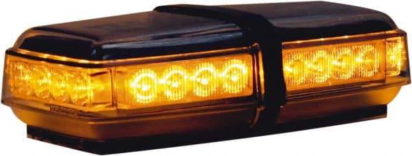 Buyers Products - Variable Flash Rate, Magnetic or Permanent Mount Emergency LED Lightbar Assembly - Powered by DC, Amber - Apex Tool & Supply