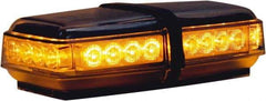 Buyers Products - Variable Flash Rate, Magnetic or Permanent Mount Emergency LED Lightbar Assembly - Powered by DC, Amber - Apex Tool & Supply