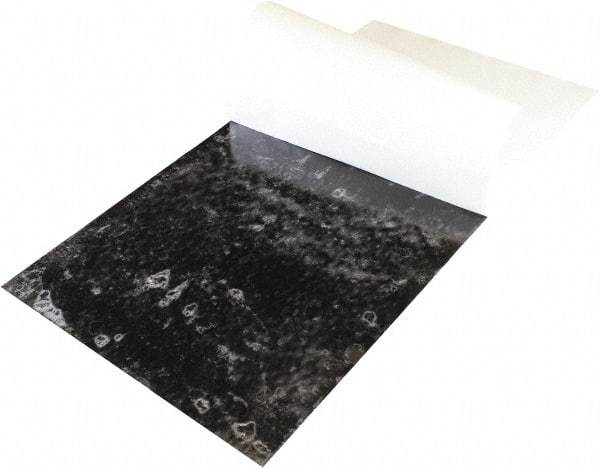 Value Collection - 24" Long, 12" Wide, 3/8" Thick, Neoprene Rubber Foam Sheet - 50 to 60 Durometer, Black, -30 to 225°F, 1,500 psi Tensile Strength, Adhesive Backing - Apex Tool & Supply