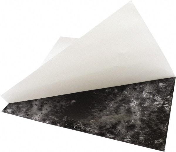 Value Collection - 12" Long, 12" Wide, Buna-N Rubber Foam Sheet - 50 to 60 Durometer, Black, -40 to 225°F, 1,500 psi Tensile Strength, Adhesive Backing - Apex Tool & Supply