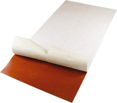 Value Collection - 24" Long, 12" Wide, 1/16" Thick, Silicone Rubber Foam Sheet - 50 to 60 Durometer, Red, -60 to 400°F, 550 psi Tensile Strength, Adhesive Backing - Apex Tool & Supply